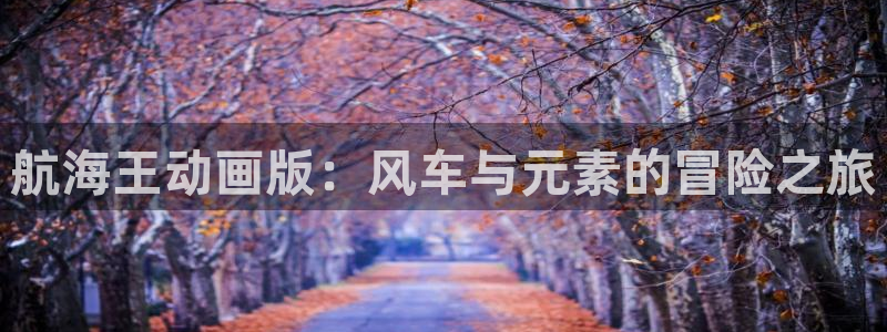 漫画之家入口ios版：航海王动画版：风车与元素的冒险之旅