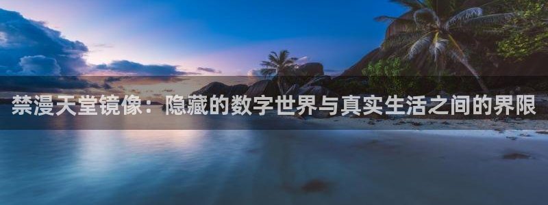 omofun下载方法：禁漫天堂镜像：隐藏的数字世界与真实生活之间的界限